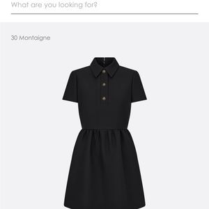 Christian Dior Fitted Dress with 'CD' Buttons